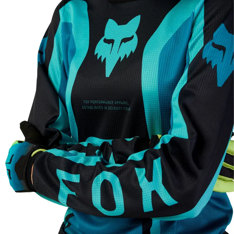 Fox Racing 180 Ballast Off-Road Jersey – Maui Blue Performance Top 1
