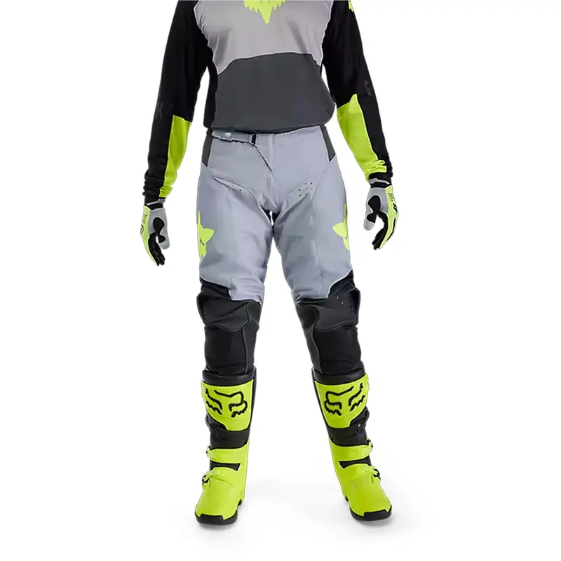 Fox Racing 180 Flow Pants – Rap Heat & Abrasion Resistance, Trumotion Stretch, Black/Yellow 2