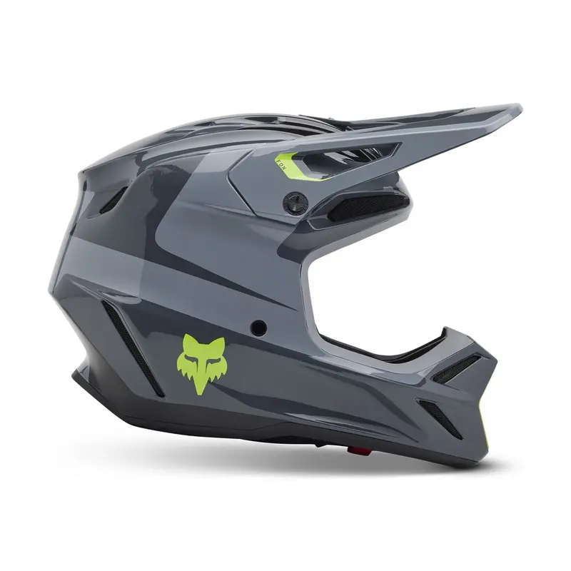Fox Racing V3 Divider Open-Face Off-Road Helmet In Graphite Grey 3