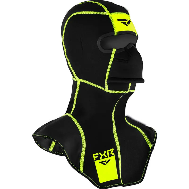 Fxr Cold-Stop Anti-Fog Balaclava – Black With Hi-Visibility Accents