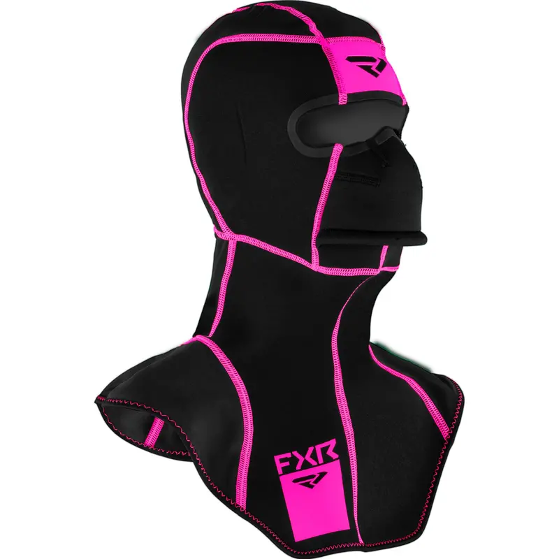 Fxr Cold-Stop Anti-Fog Snowmobile Balaclava – Black & Pink