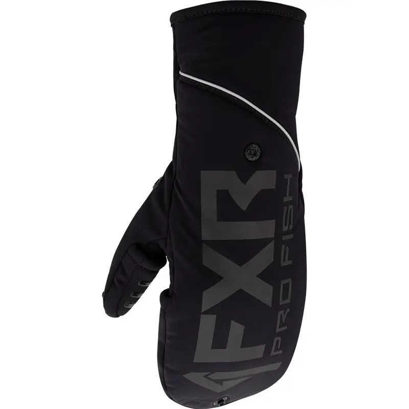 Fxr Excursion Snowmobile Mittens – Thermal-Lined, All-Weather Black Design 1