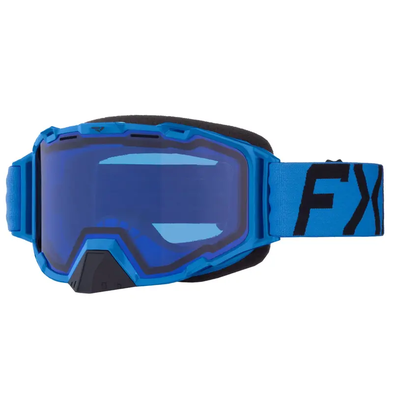 Fxr Maverick Prime Goggles – Blue Frame, Dual-Pane Anti-Fog Lens, Moisture-Wicking Ventilation 1