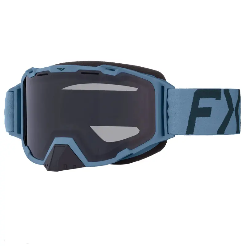 Fxr Maverick Prime Goggles – Matte Black Frame, Dual-Pane Fog-Resistant Lens, Breathable Fit 1