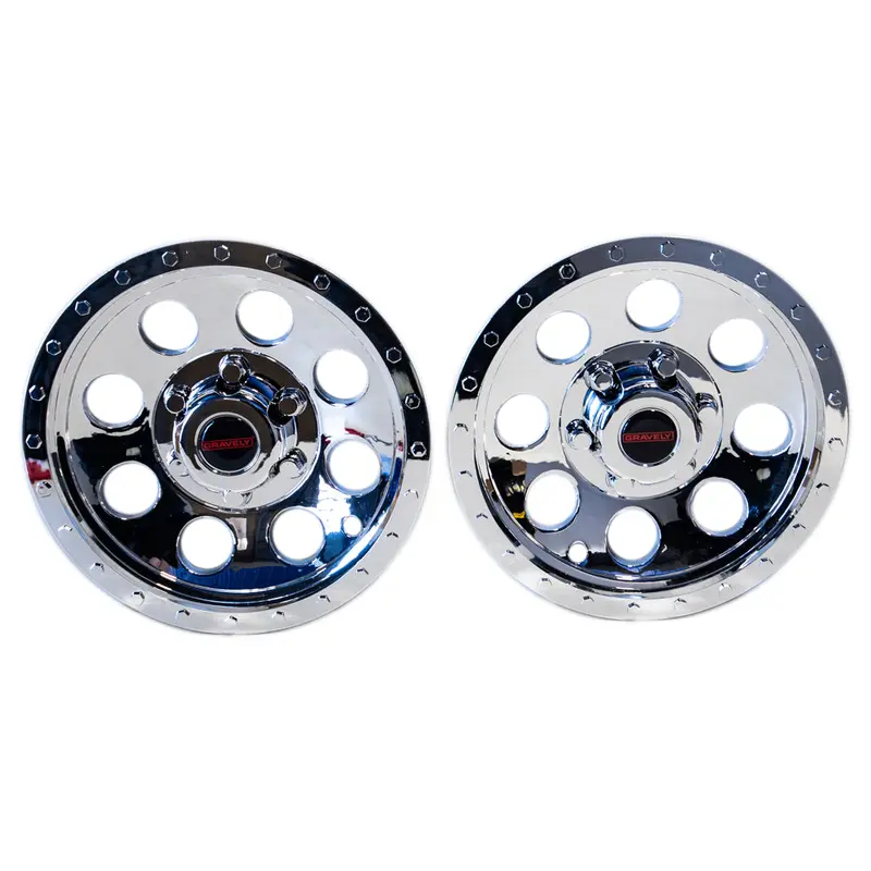 Gravely 79102100 Hub Cap Set (2-Pack) For 12" Zx, Zt, Z Stealth, Pro-Turn One, Mach, And 460 Mowers 1