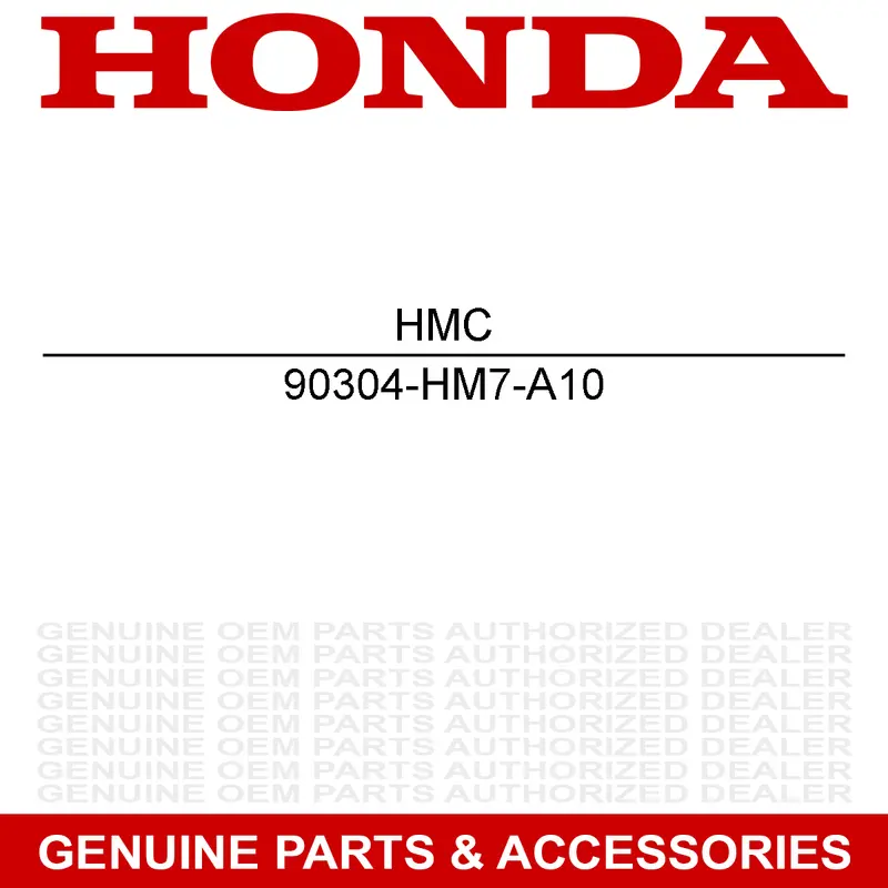 Honda 90304-Hm7-A10 20Mm Axle Nut For Pioneer Talon And Big Red Utvs (1000, 500, 450, 700, 400) 1