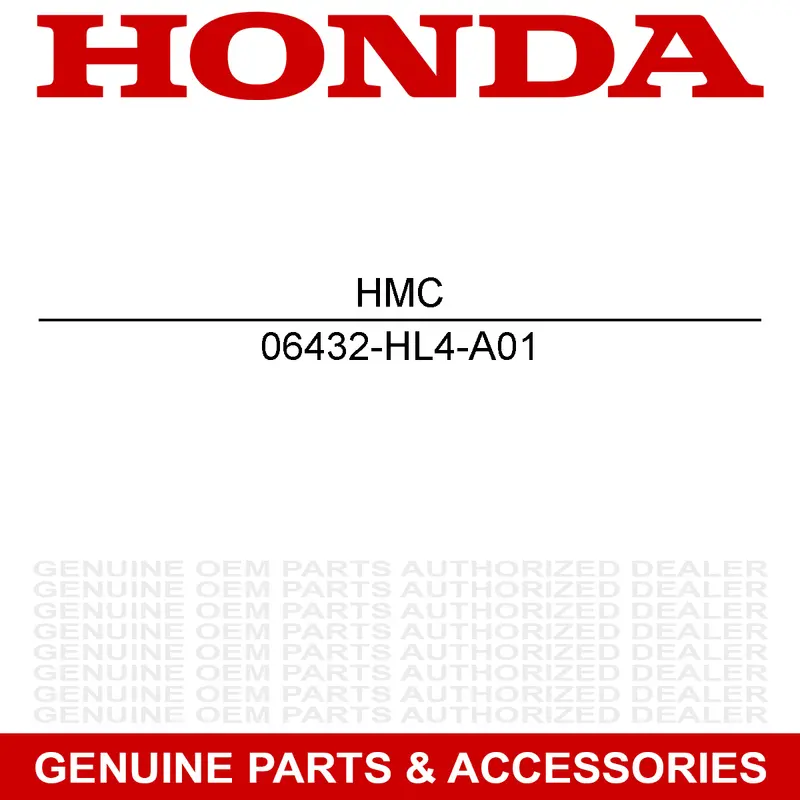 Honda Rear Right Brake Pad Set For Pioneer Trail 1000 & 1000-5 (Oem 06432-Hl4-A01) 1