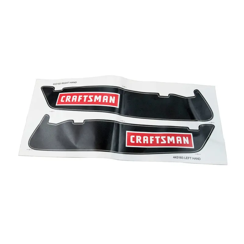 Husqvarna Dual-Position Hood Decal Set – Right And Left Hand, Part #583567601 1