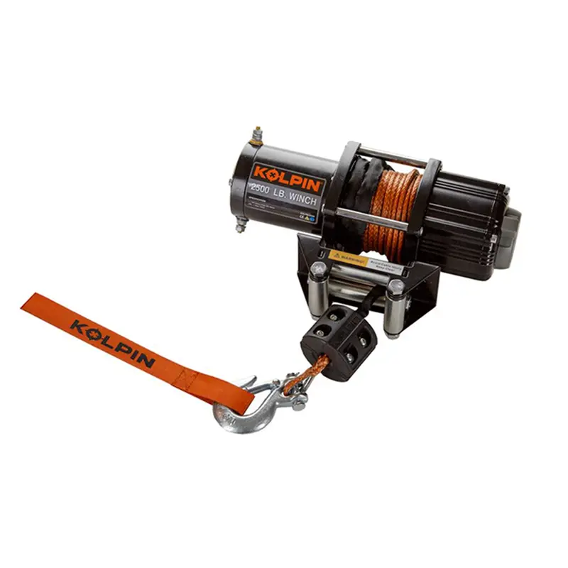 Kolpin 25-9255 2500-Pound Synthetic Rope Winch Kit 1