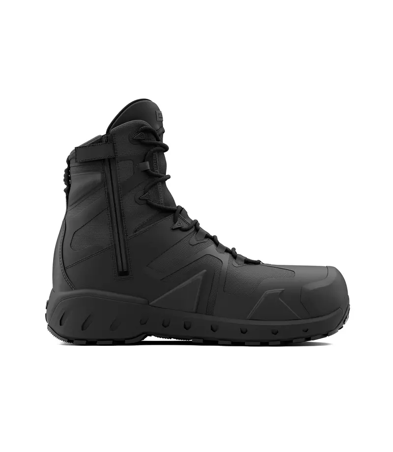 Men'S 8-Inch Aero-Tac Safety Toe Side-Zip Duty Boot 1