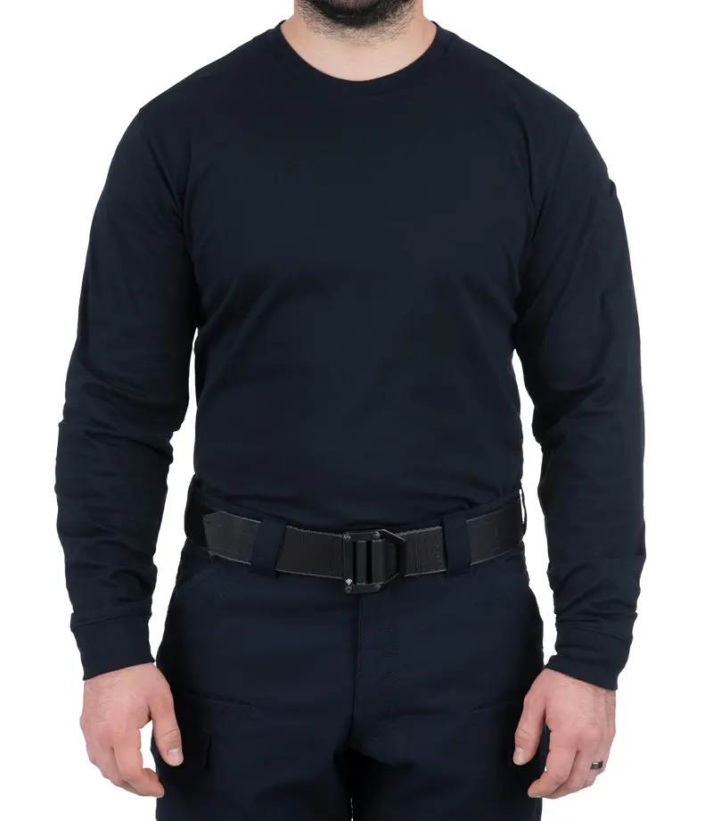 Men'S Tactix Cotton Long Sleeve Training Tee With Pen Pocket 1