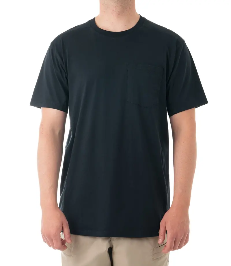Men'S Tactix Short-Sleeve Cotton T-Shirt With Chest Pocket 1