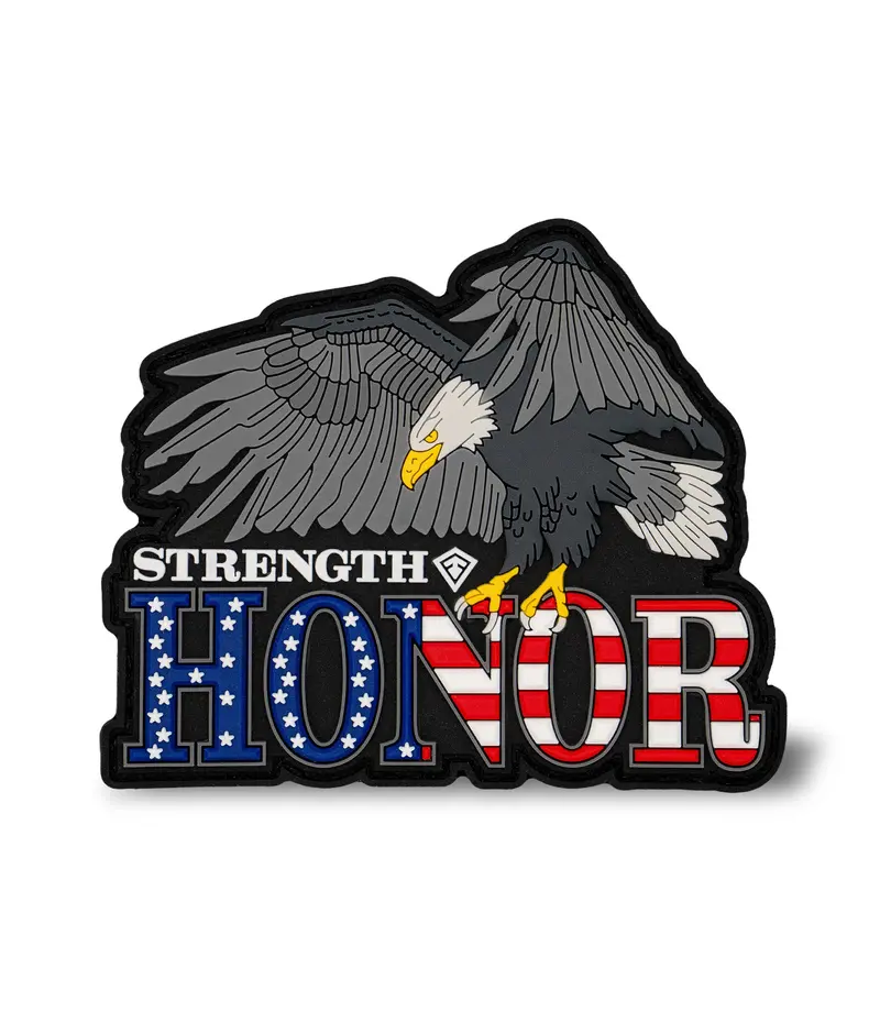 Military-Style Strength And Honor Embroidered Patch 1