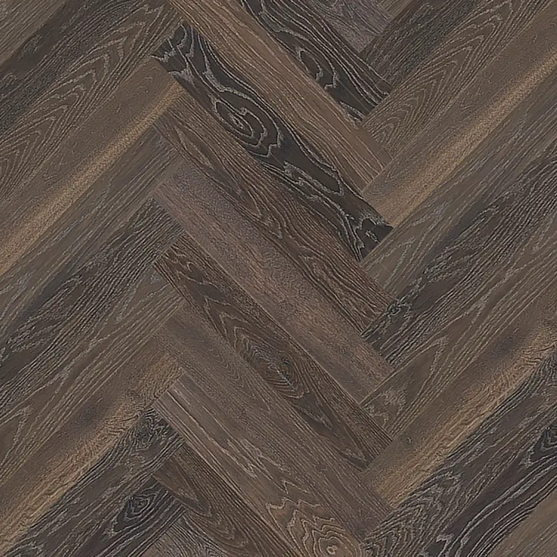 Moro Bold-Grain Herringbone Plank – Monarch Lago Collection 1