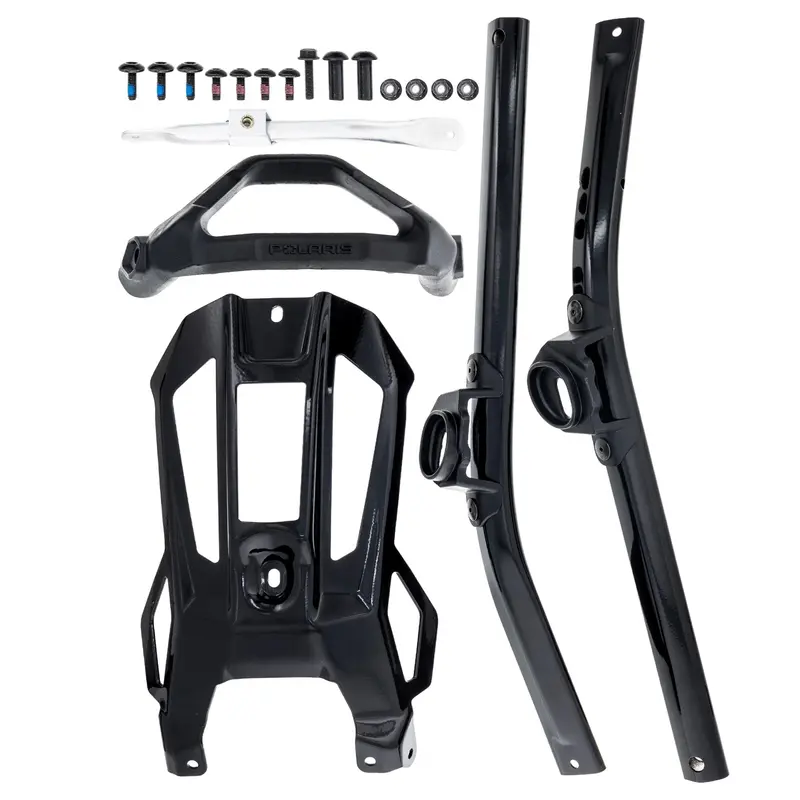 Mtx Gloss Black Front Bumper For Polaris Utvs (Part #2890641-067) 1