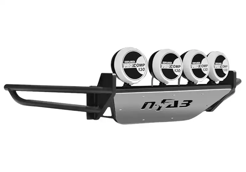 N-Fab C994Rsp Prerunner Front Bumper – Gloss Black Steel Construction 1