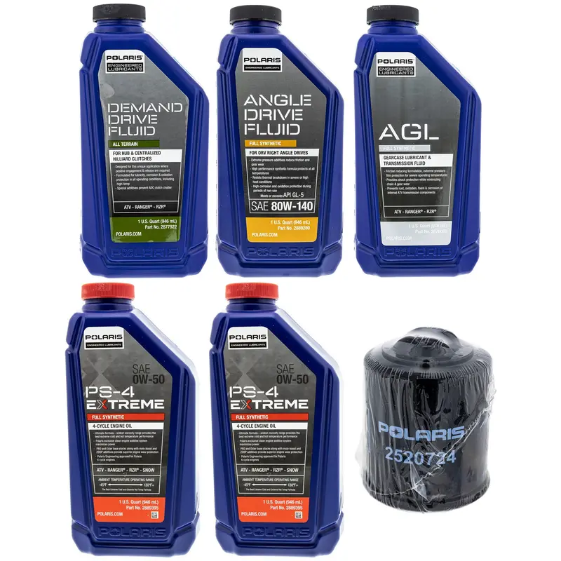 Polaris Fkfsk20132 Ps-4 Extreme Synthetic Full-Service Oil Change Kit With Filter For Phoenix 200 1