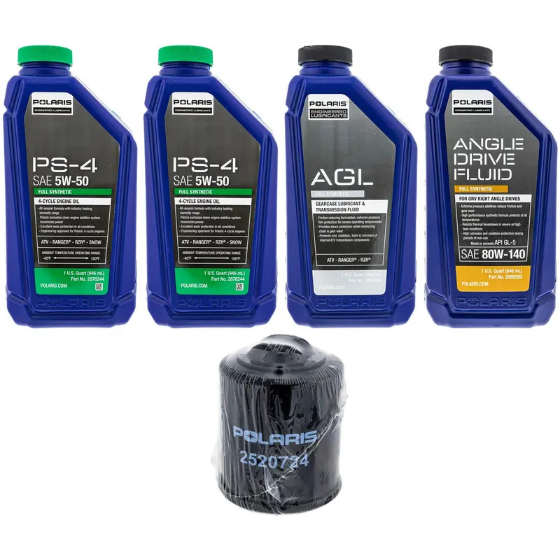 Polaris Fkfsk20135 Ps-4 Full-Synthetic Full-Service Oil Change Kit For 2025 Phoenix 200 1