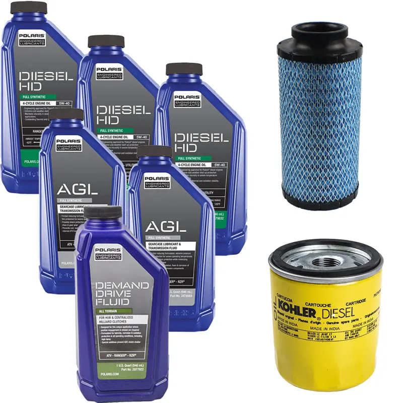 Polaris Fkock10208 Diesel Fluid & Air Filter Change Kit For 2015–2017 Ranger Hst 1