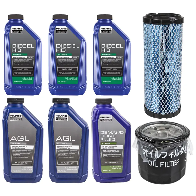 Polaris Fkock10589 Summer Oil Change Kit With Air Filter For Brutus Hd (2013–2014) 1