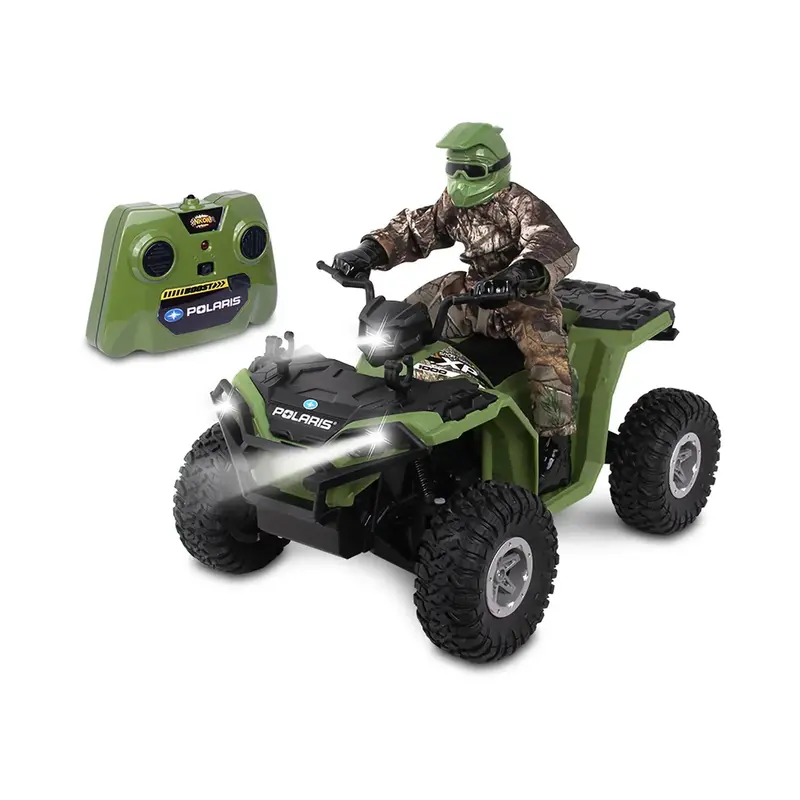 Polaris Green Sportsman Xp 1000 Toy – 2.4 Ghz Remote-Controlled Miniature Utv Model 1
