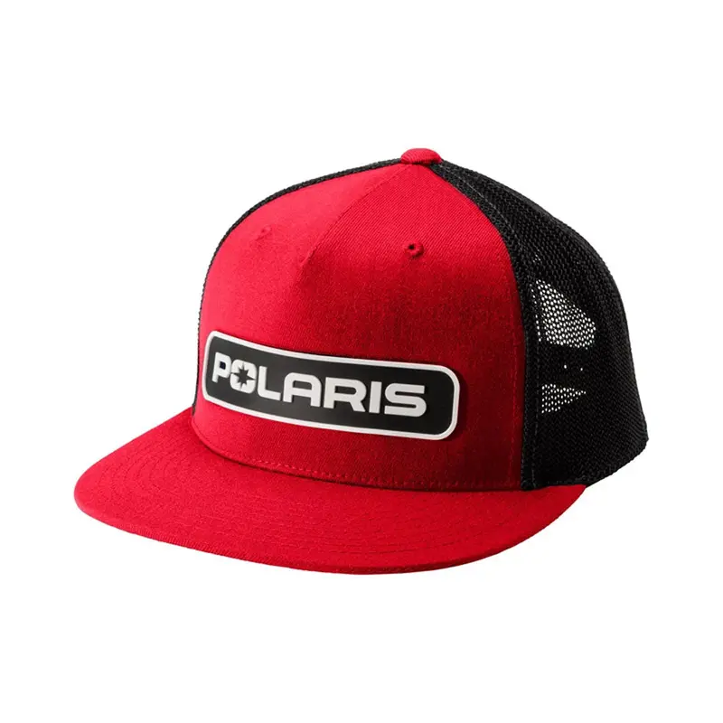 Polaris Highland Classic Cap – Adjustable Red Snapback With Breathable Mesh Back 1