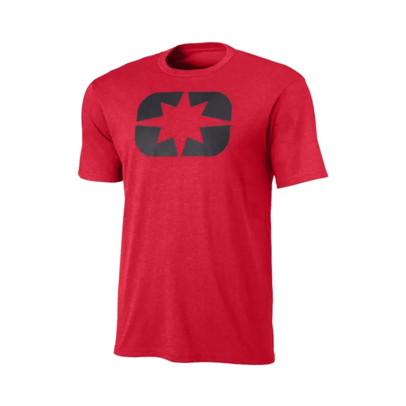 Polaris Icon Graphic T-Shirt – Men’S Cotton Crew Neck In Bold Red 1