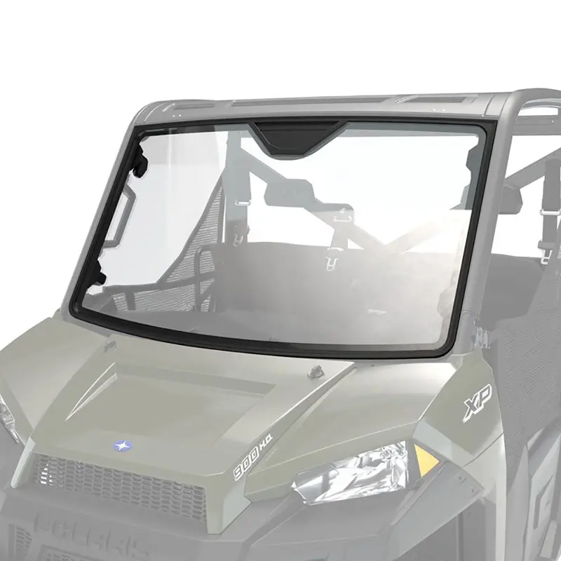 Polaris Lock & Ride Full Glass Windshield For 2013–2023 Ranger 900 And 1000 Xp Crew 1