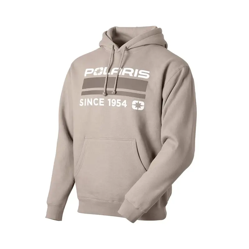 Polaris Men’S ‘54 Block Hoodie – Soft Cotton-Blend, Comfort-Fit Warmth – Sand Color 1