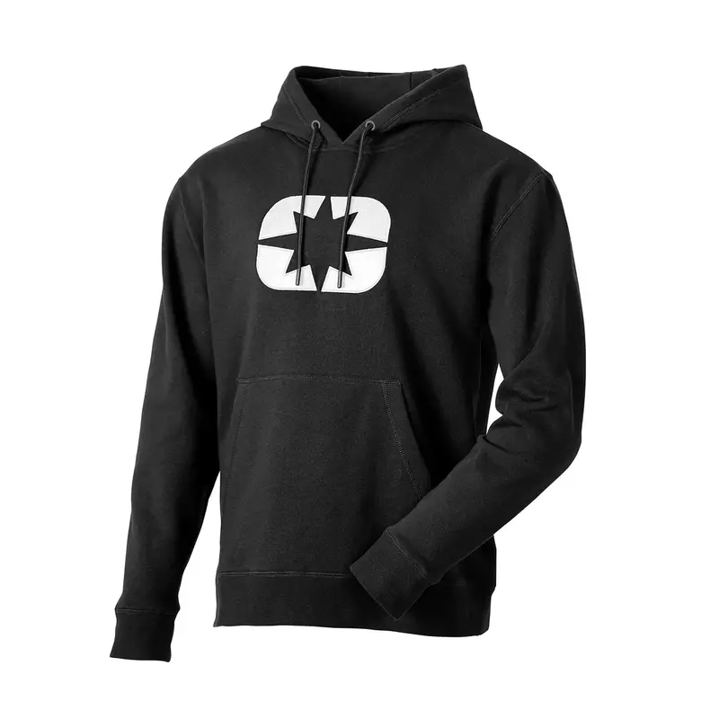 Polaris Men’S Icon Hoodie 2.0 – Cozy Fleece-Cotton Blend – Classic Black 1