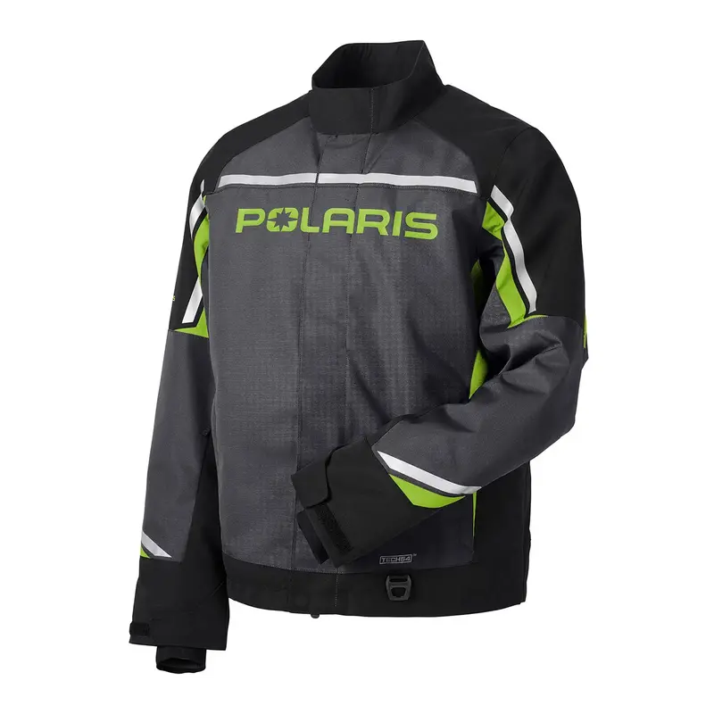 Polaris Men’S Northstar Jacket 3.0 – Waterproof, Breathable, 3M Reflective – Black/Lime 1