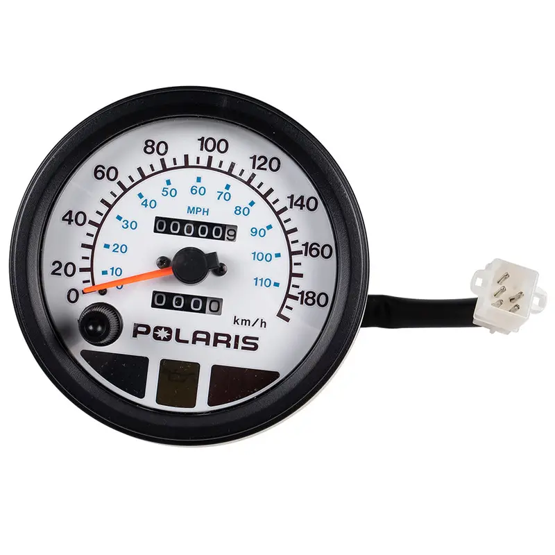 Polaris Oem White-Face Speedometer Gauge – Widetrak Lx Sport (2002), Includes Angle Mount 1