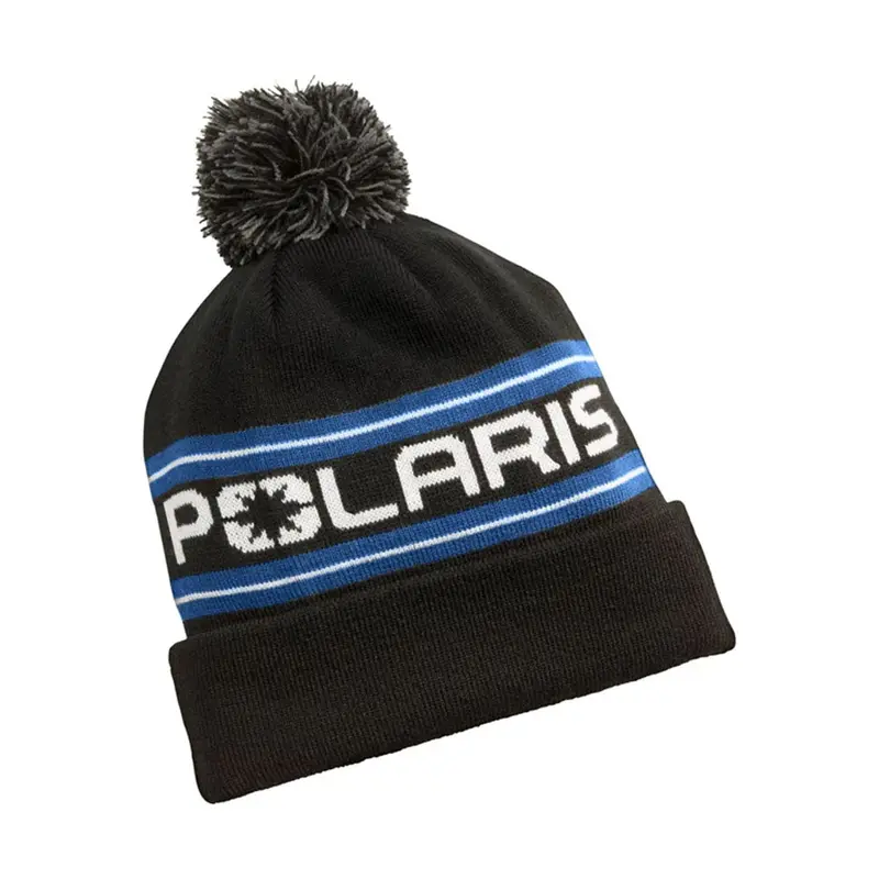 Polaris Switchback Acrylic Beanie – Warm, Stylish Blue Winter Hat (One Size) 1
