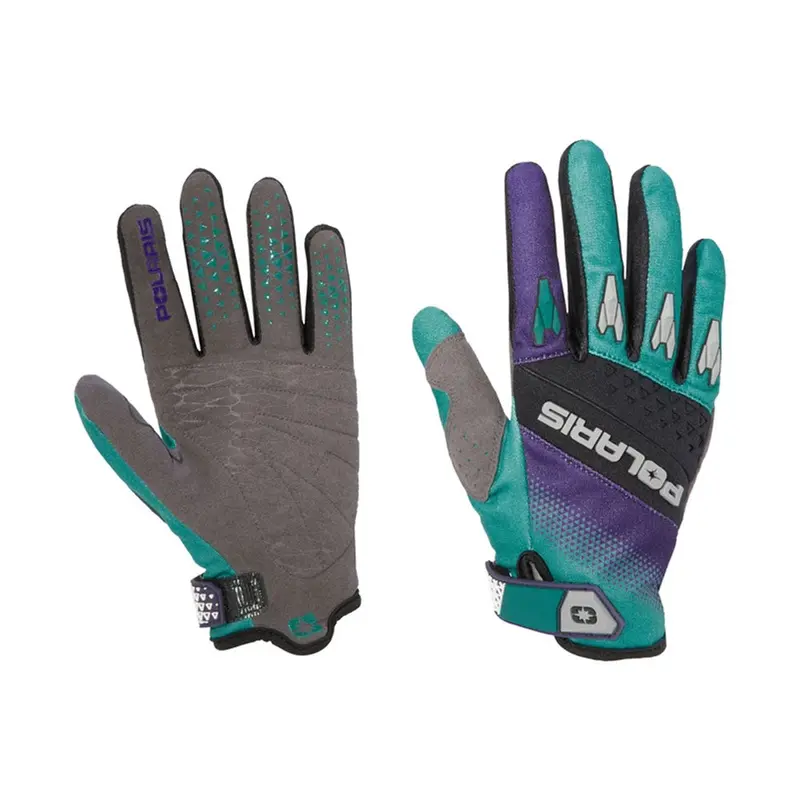 Polaris Turbo Off-Road Riding Gloves – Teal/Turquoise All-Terrain Hand Protection 1