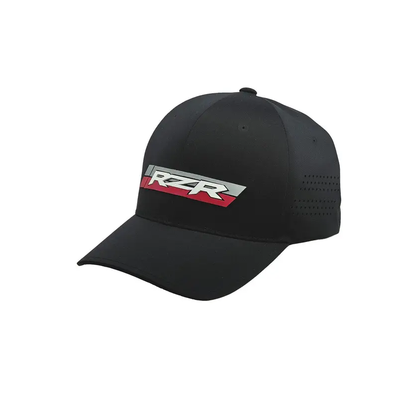 Rzr Patch Baseball Cap – Black & Red, Seamless Lightweight Design (L/Xl) 1
