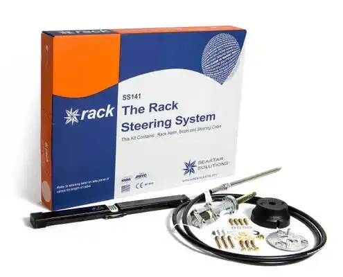Seastar Ss14113 Back-Mount Rack Steering Kit – Marine-Grade Rack-And-Pinion System 1
