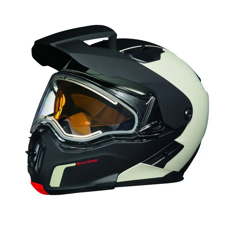 Ski-Doo Exome Sport Radiant Helmet – Dot-Certified Grey Snowmobile Helmet 1
