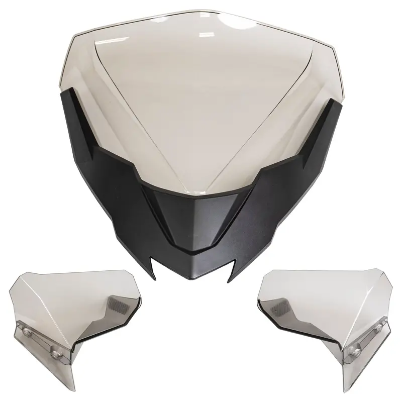 Ski-Doo Mxz Smoke-Tinted Windshield Side Deflector Kit – Medium Profile, Injection-Molded 1