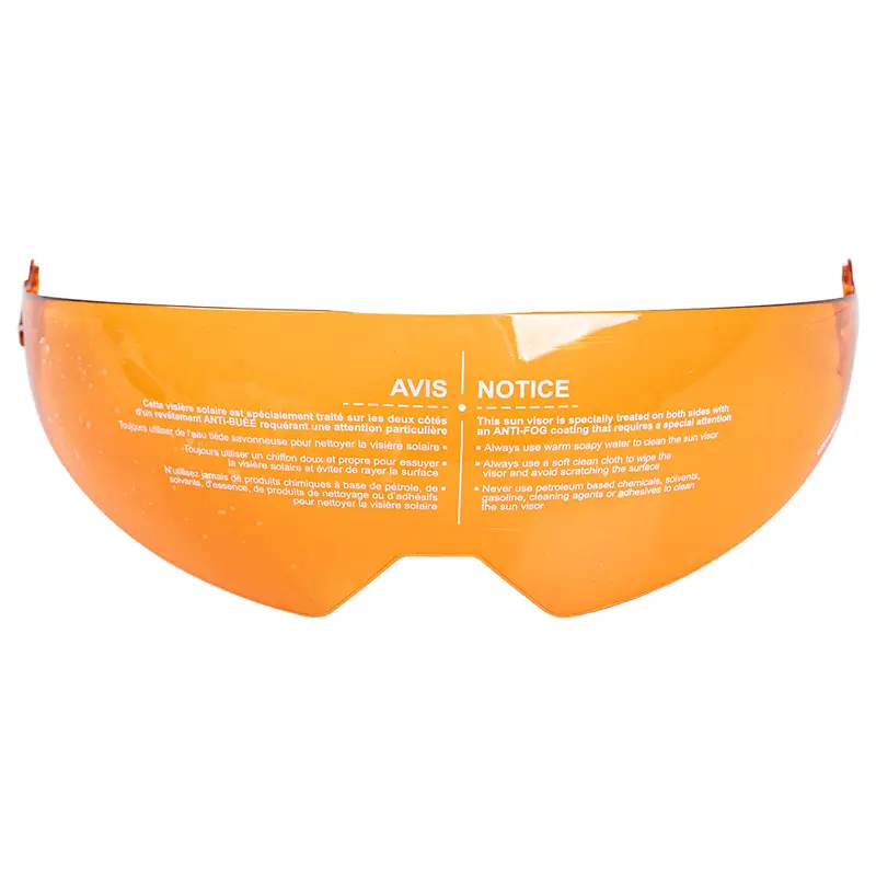 Ski-Doo Oxygen Anti-Fog Sun Visor – Amber-Orange Tinted Helmet Shield 1