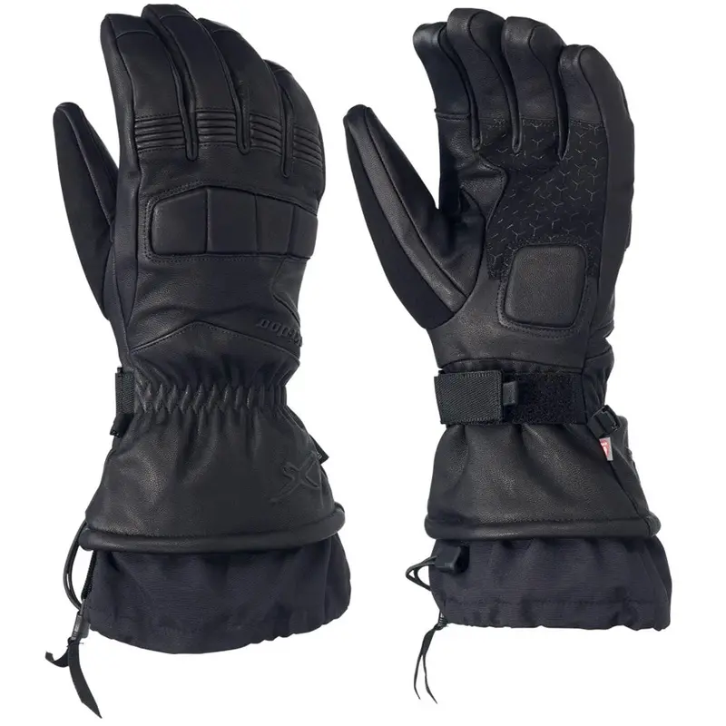 Ski-Doo X-Team Gauntlet Gloves – Premium Leather Snowmobile Hand Protection 1