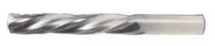 Uncoated 3-Flute Solid Carbide Jobber Drill – 150° Point, 2-1/2" Flute, 4" Overall Length 1