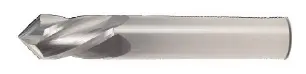 Uncoated Solid Carbide Drill Mill – 1/8" Diameter, Single-End, 90° Point, 1-1/2" Oal 1