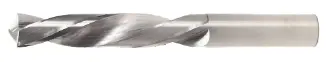 Uncoated Solid Carbide Jobber Drill – 42Mm Diameter, 1" Flute Length, 2" Overall Length, 2-Flute, 118° Point 1
