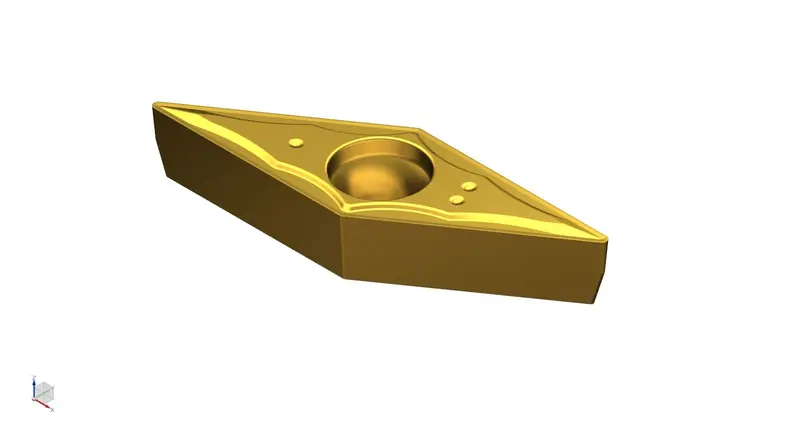 Vbmt 160404 Carbide Insert – Bff Grade Fm324 With Chip Breaker, Designed For Vbmt 331 Holders 1