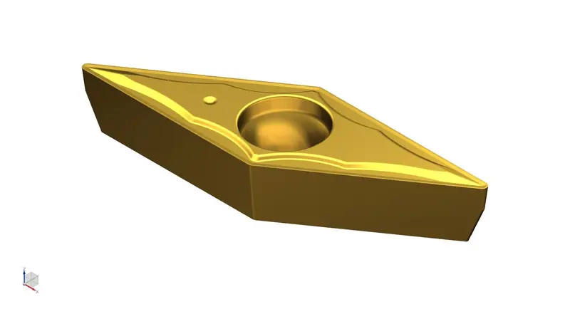Vcmt 110304 Carbide Insert – Bf Grade Fm324 With Chip Breaker, Designed For Vcmt 221 Holders 1