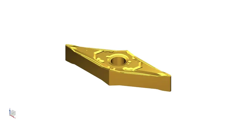 Vnmg 160404 Carbide Insert – Bf Grade Fm2553 With Chip Breaker, Designed For Vnmg 331 Holders 1