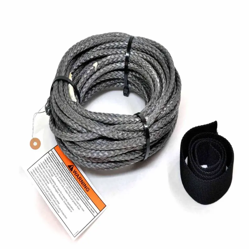 Warn Dc1000 Industrial Hoist Rope – 7/32-Inch Synthetic Line, 55-Foot Length 1