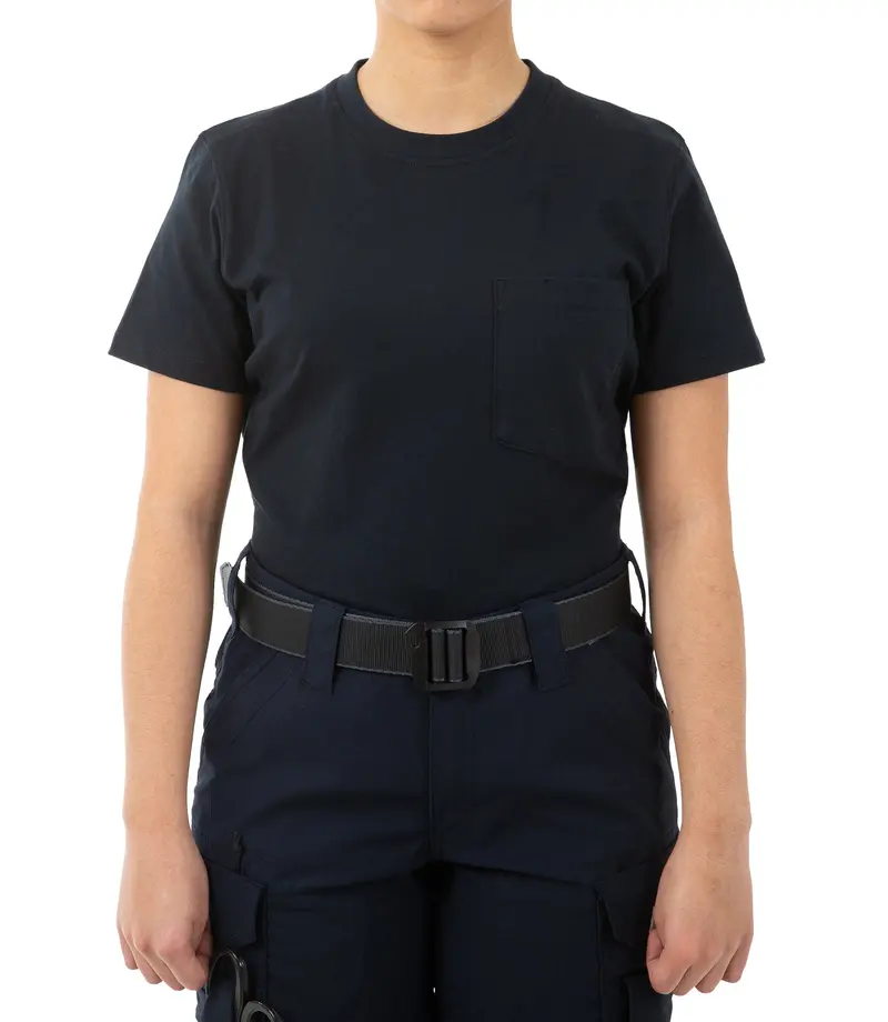 Women'S Tactix Short-Sleeve Cotton T-Shirt With Chest Pocket 1