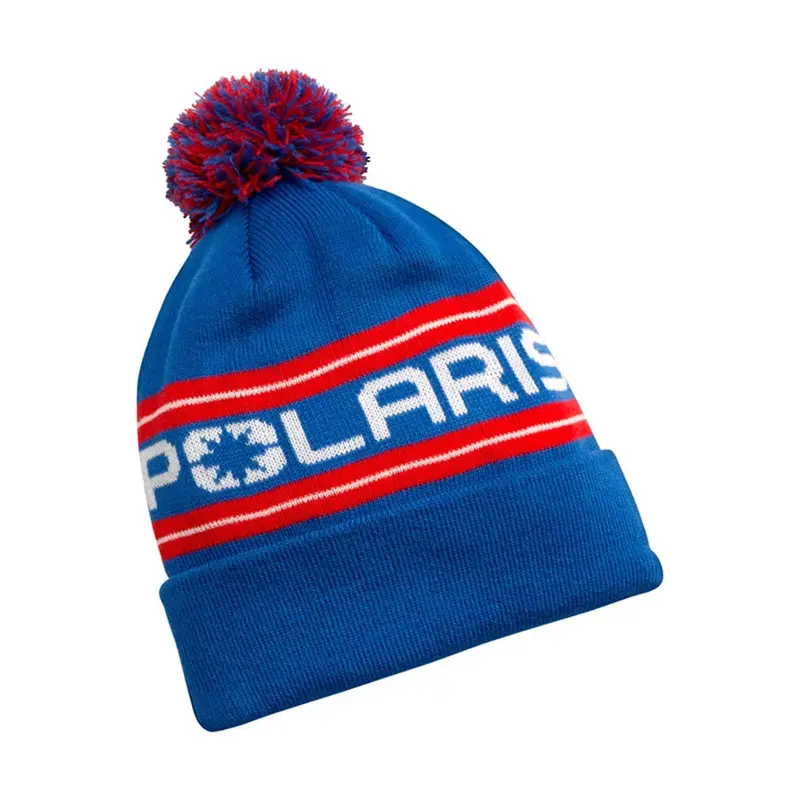 Youth Switchback Beanie – Cozy Blue Acrylic Winter Hat For Kids And Teens 1