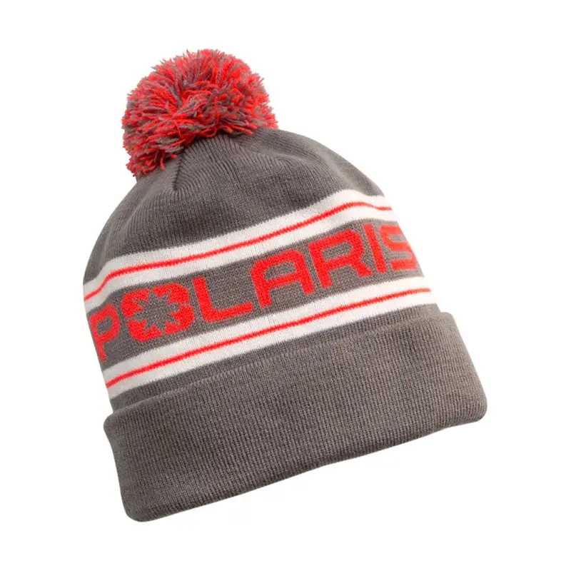 Youth Switchback Beanie – Gray Casual Winter Hat (One Size) 1